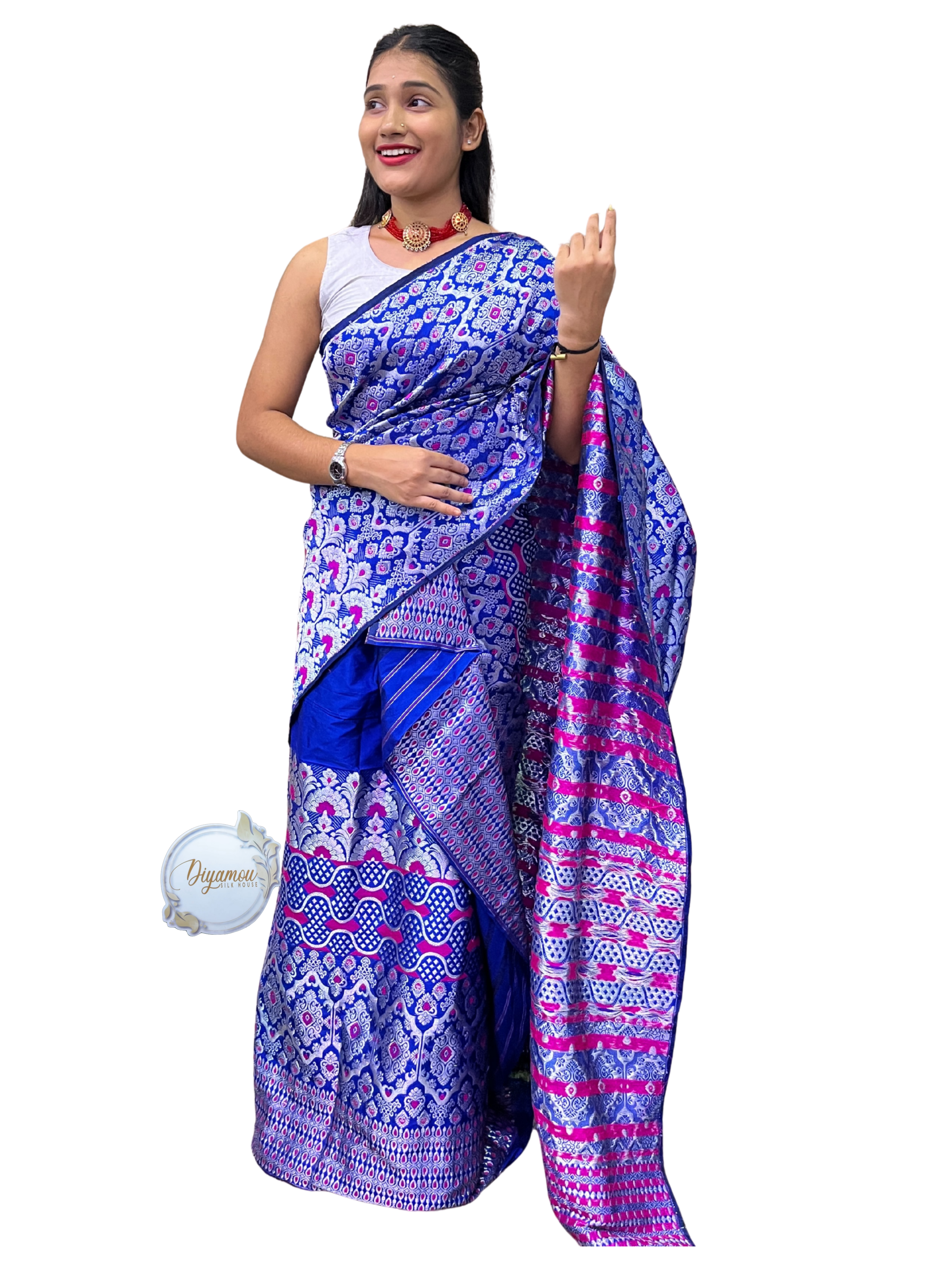 Semi Paat mekhela sador