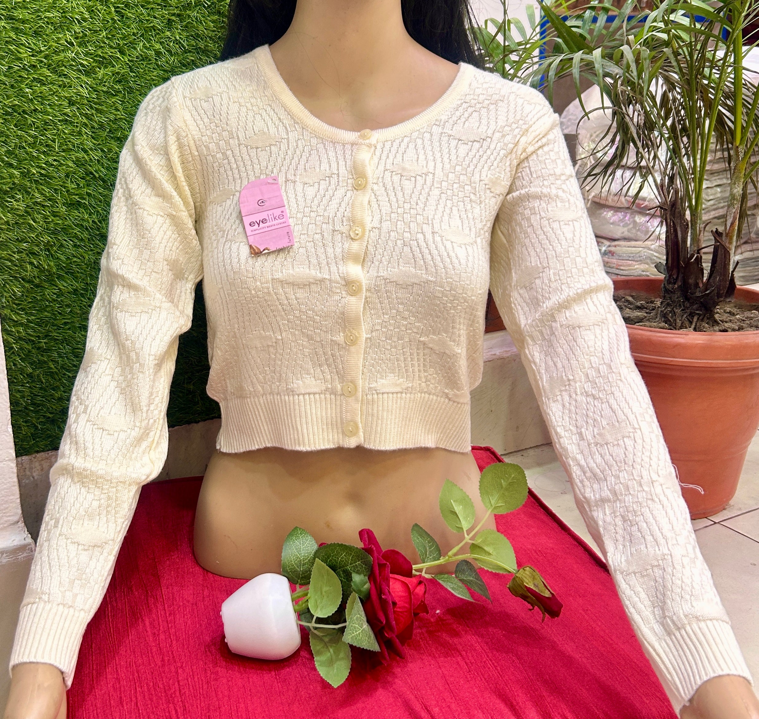 Eyelike Woolen Blouse