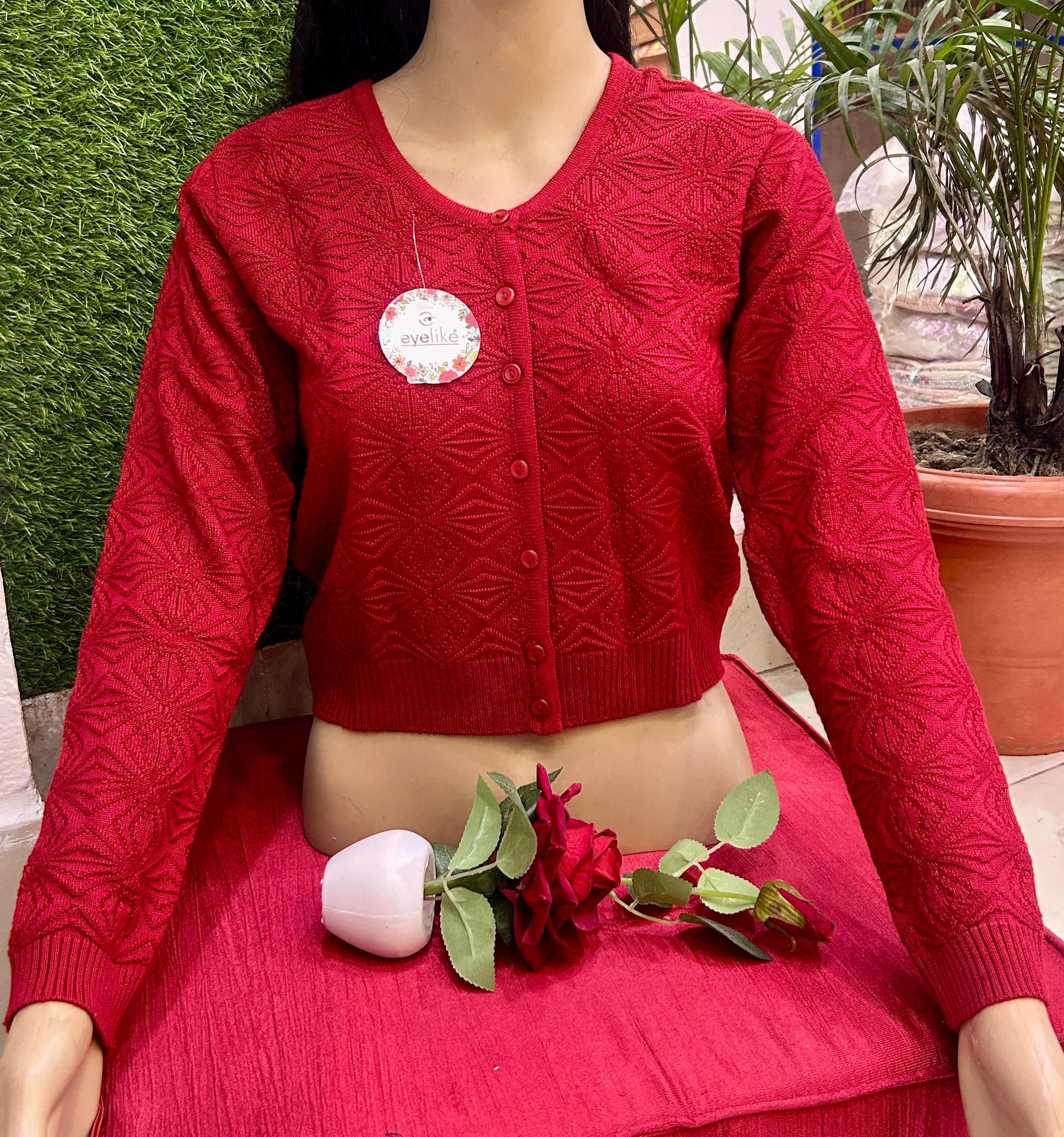 Eyelike Woolen Blouse