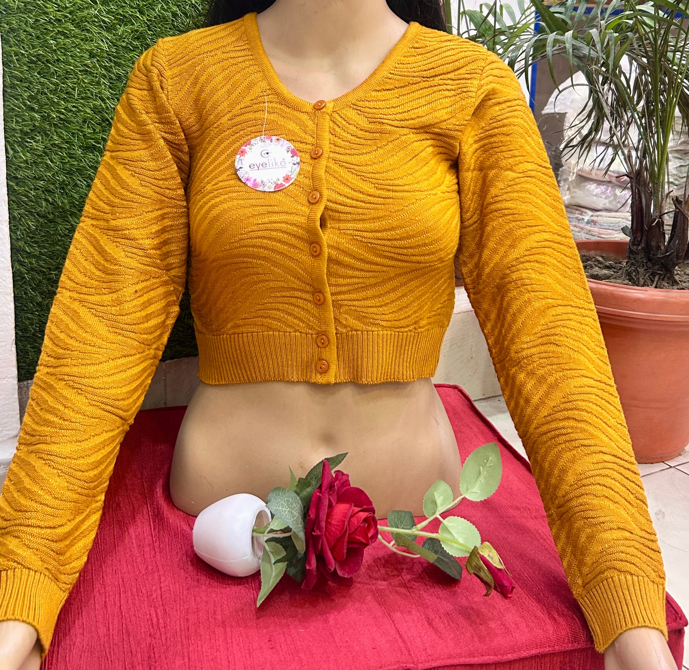 Eyelike Woolen Blouse