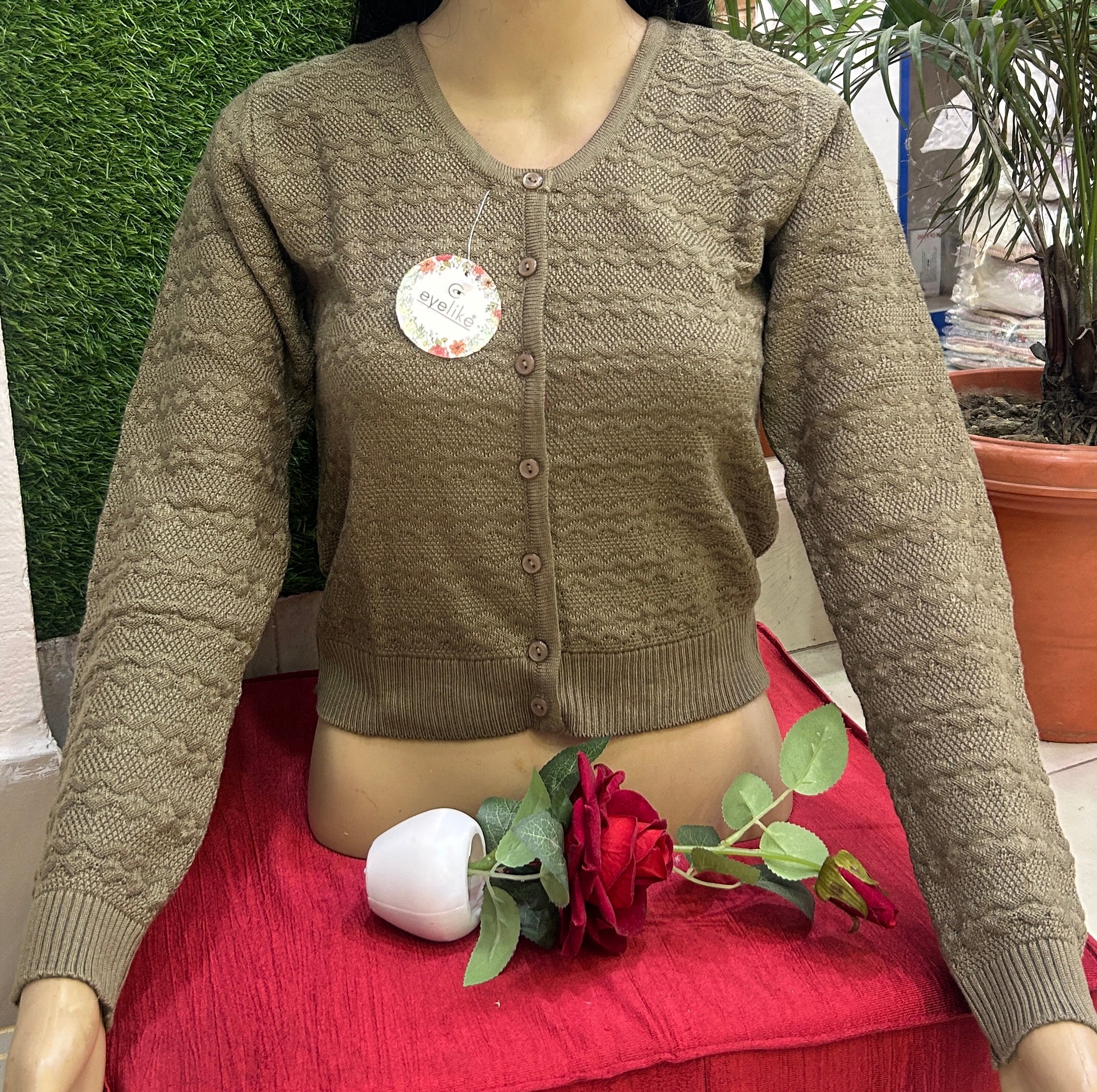 Eyelike Woolen Blouse