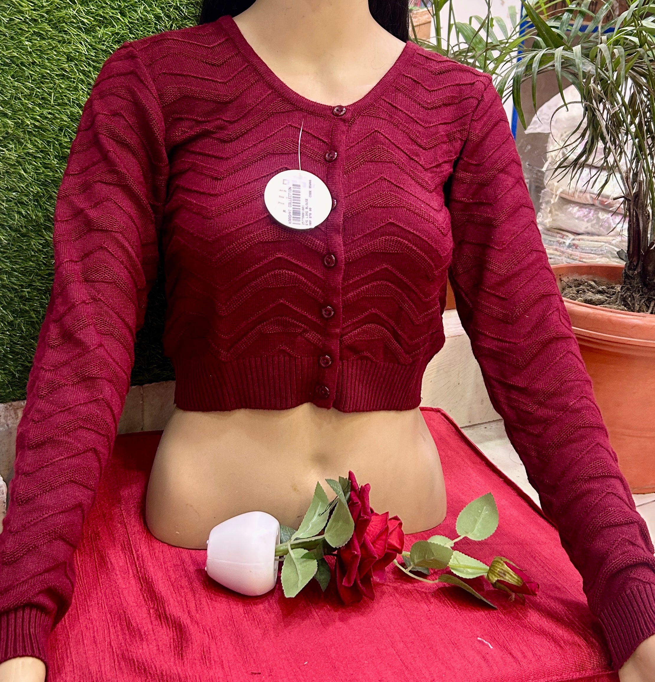 Eyelike Woolen Blouse