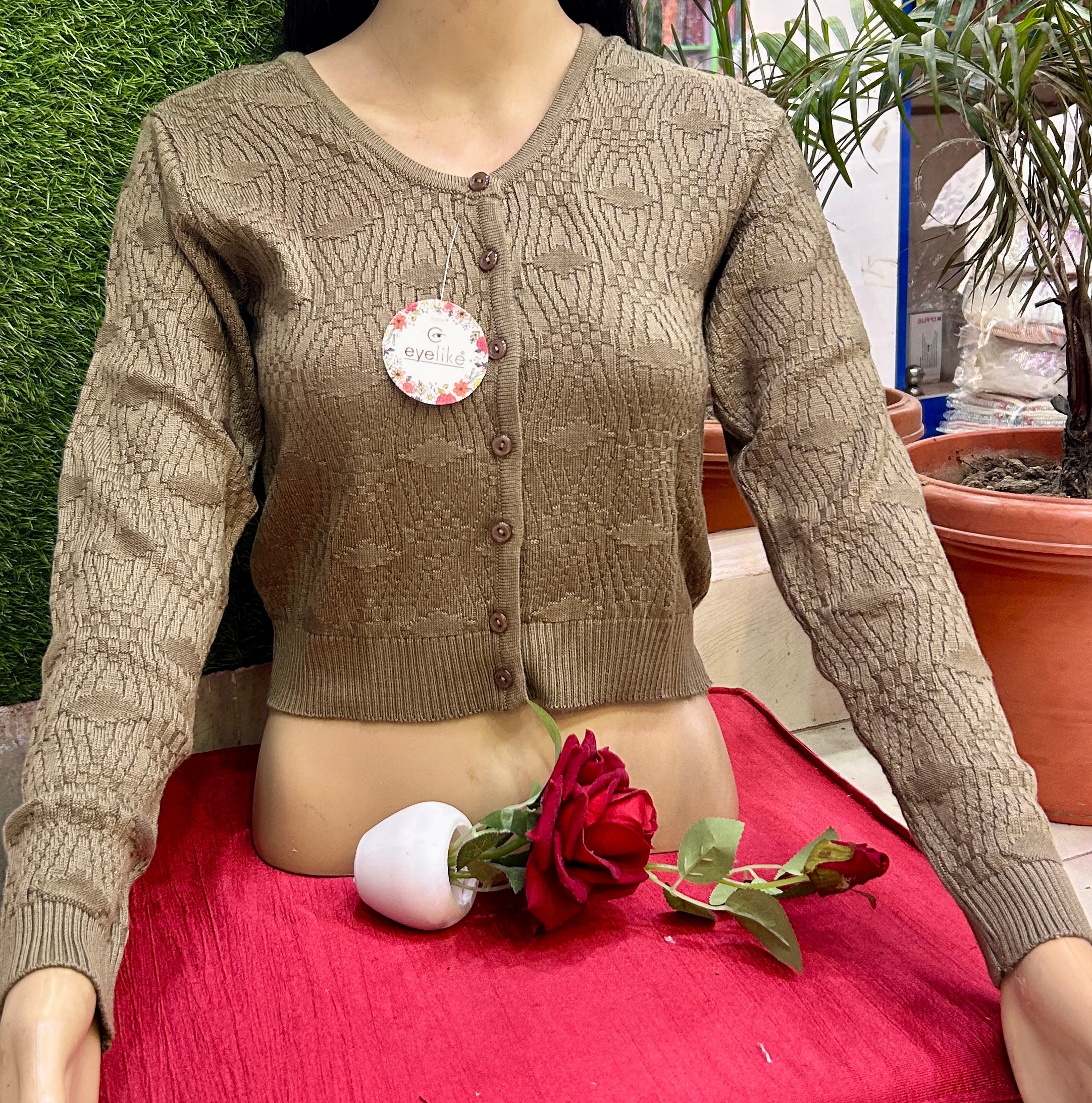 Eyelike Woolen Blouse