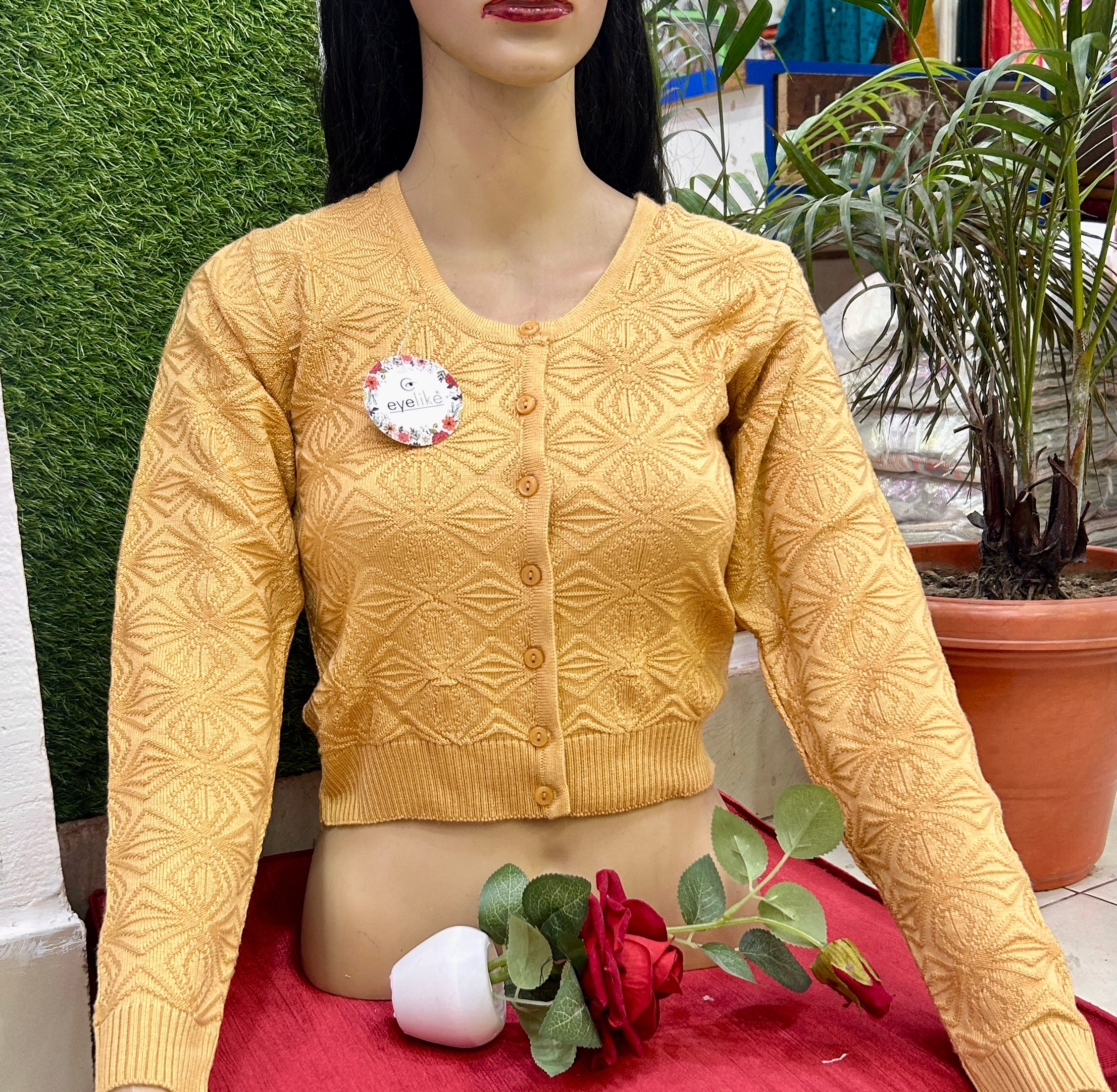 Eyelike Woolen Blouse