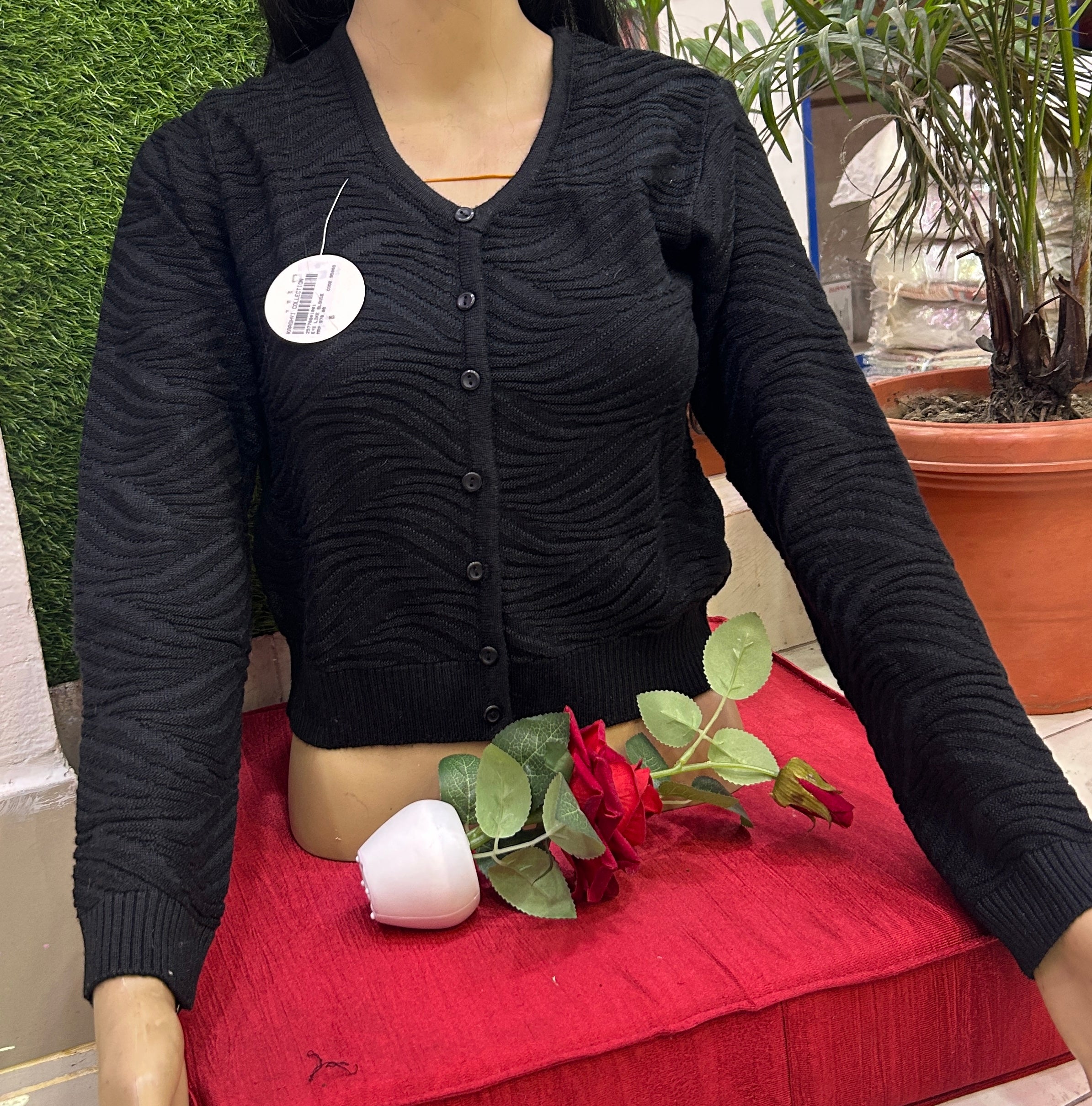 Eyelike Woolen Blouse