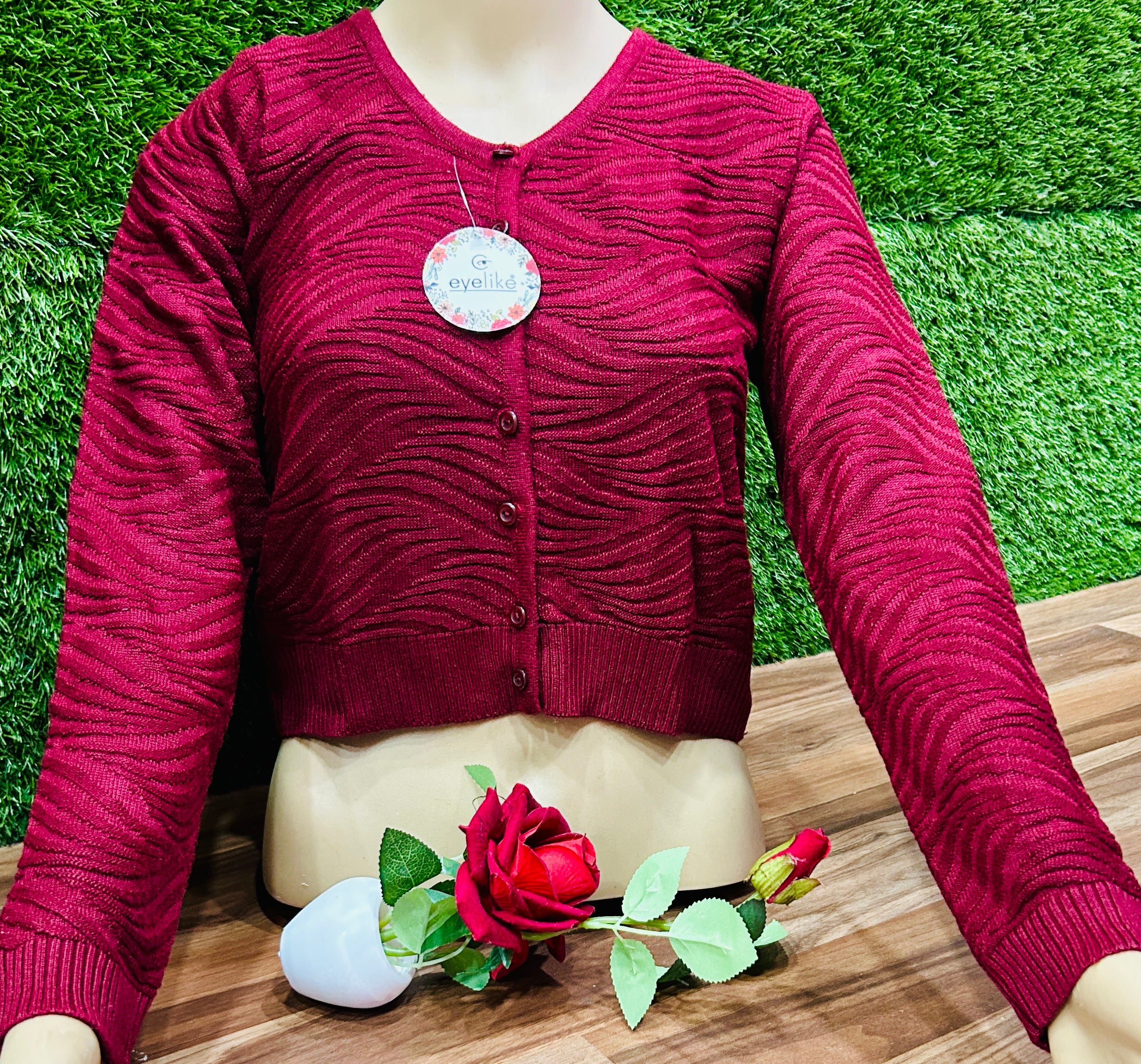 Eyelike Woolen Blouse