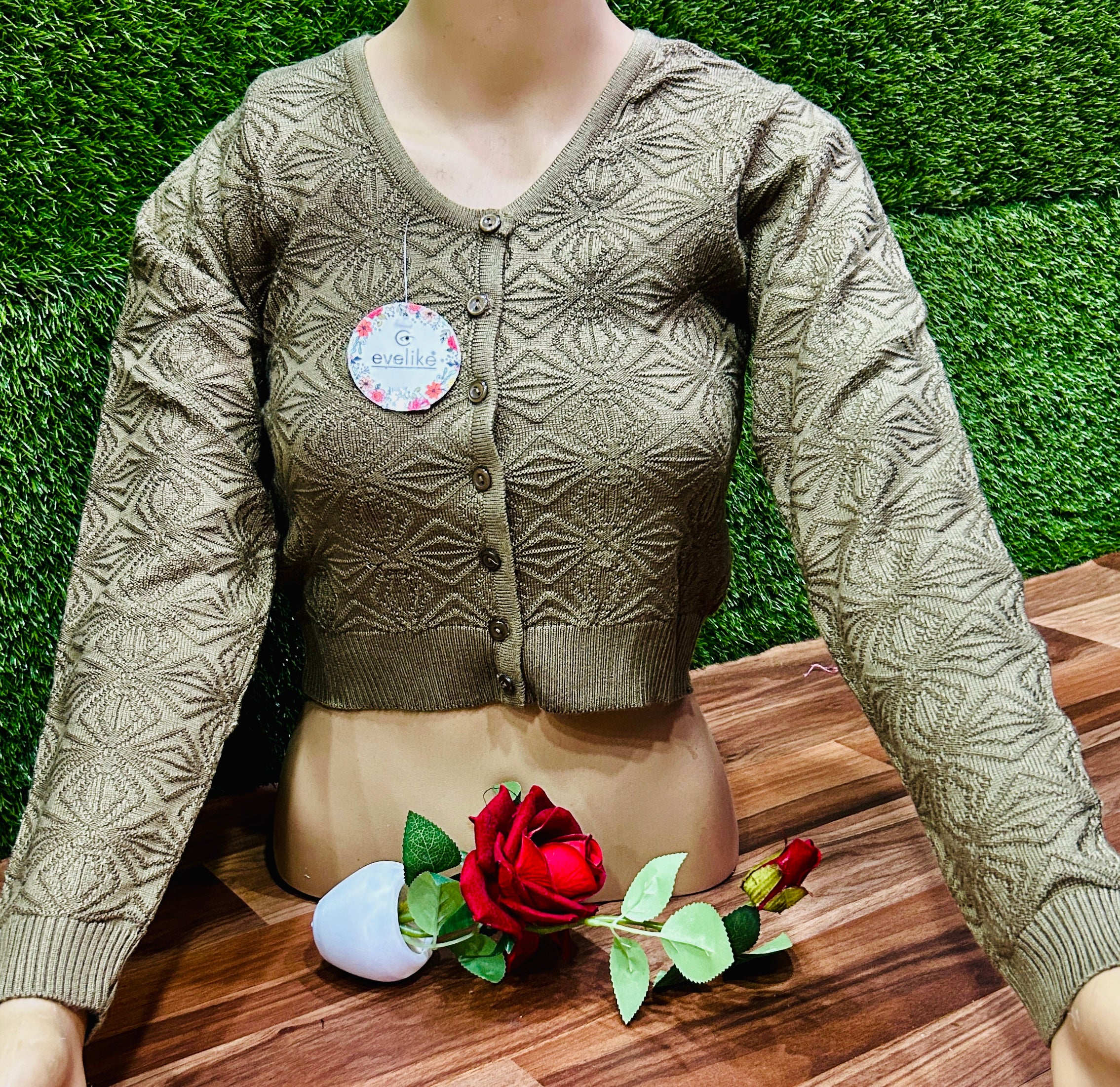 Eyelike Woolen Blouse